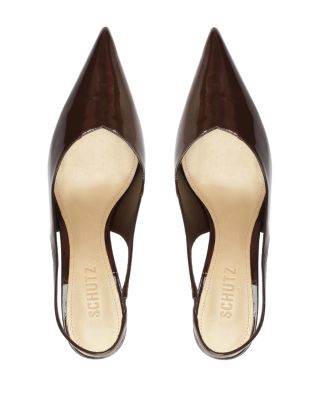 Women's Lexi Patent Leather Slingback Pumps