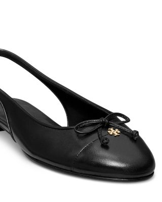 Women's Cap Toe Slingback Ballet Flats