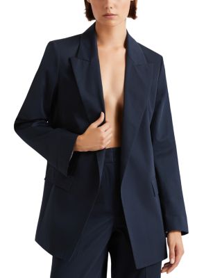 Cuffed Peak Lapel Blazer
