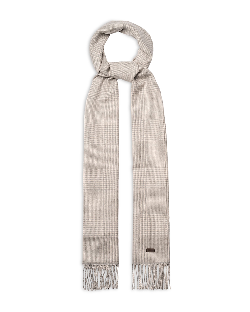 Eton Check Merino Wool Scarf