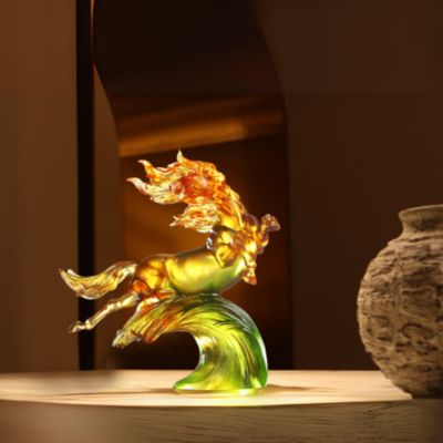 Transcendent Glory Limited Edition Crystal Glass Sculpture