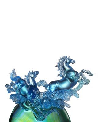 Resembling Water Ever in Motion, Ever Alive Limited Edition Crystal Glass Sculpture