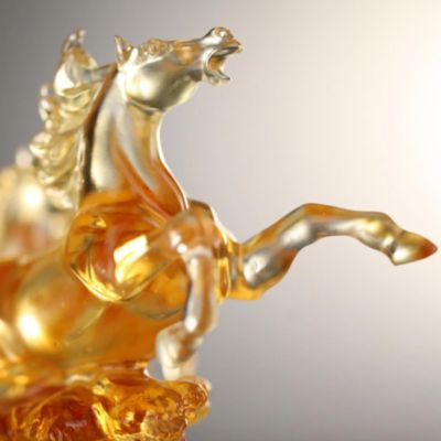 Rising through Heaven and Earth Limited Edition Glass Sculpture