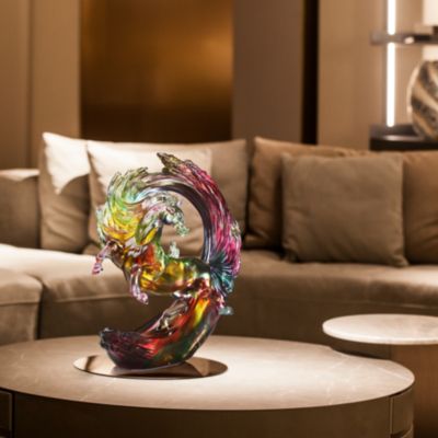 The Peak of Greatness Limited Edition Crystal Glass Sculpture