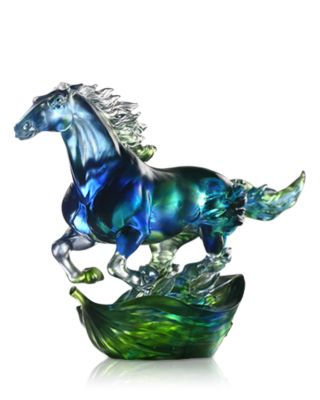 Advance without Fear Limited Edition Crystal Glass Sculpture