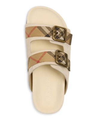 Women's Urchin Check Slide Sandals