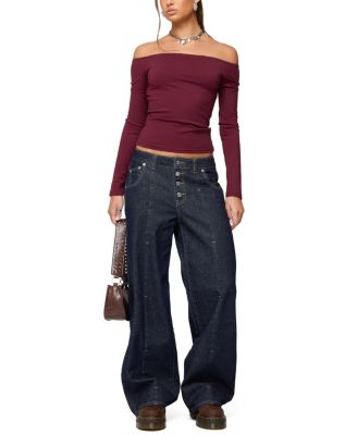 Katie Off Shoulder Long Sleeve Top