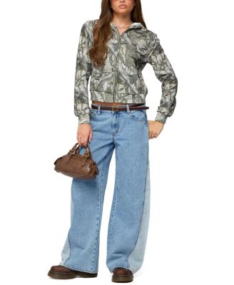 Tayler Camo Zip Up Hoodie