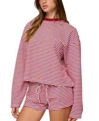 Jainee Striped Long Sleeve T Shirt