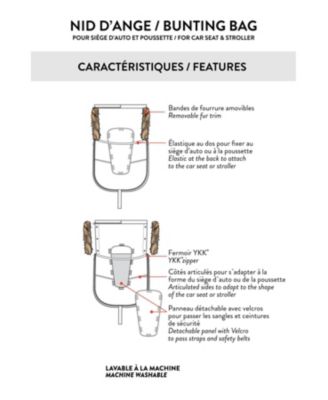 Girls' Bunting Bag Designed for Car Seat and Stroller - Baby