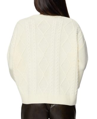 Braided Cable Knit Oversized Sweater