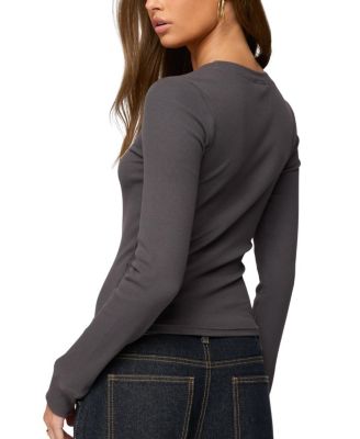 Essential Edikted Ribbed T Shirt