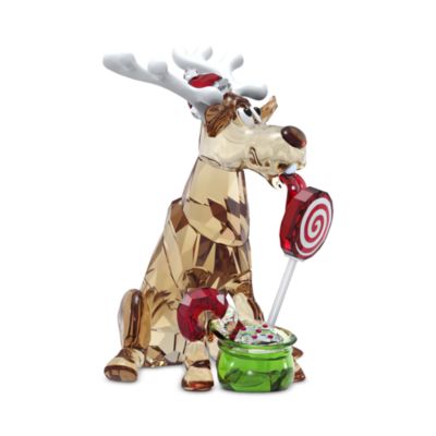 Holiday Cheers Dulcis Reindeer Crystal Figure