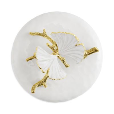 Butterfly Ginkgo Porcelain Canister, Small