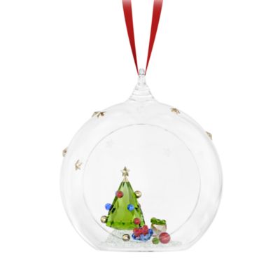 Holiday Cheers Tree and Gifts Ball Ornament
