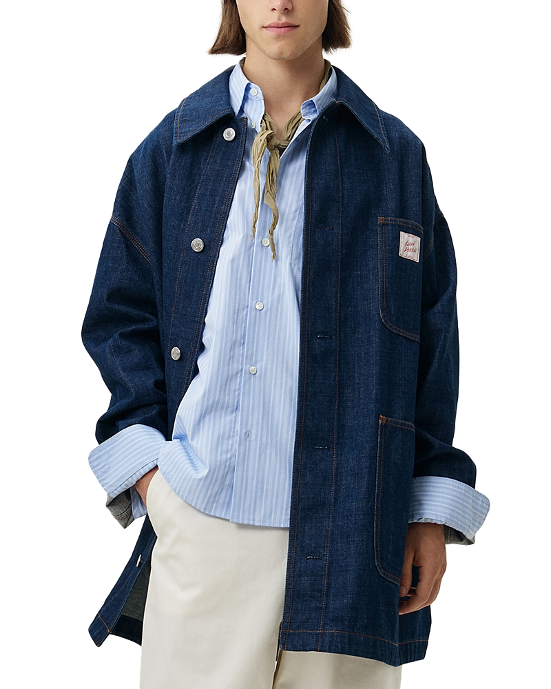 Ami Worker Jacket With Ami Paris Heritage Label