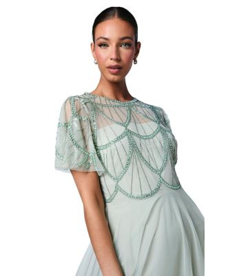 Embellished Bodice Bridesmaids Dress