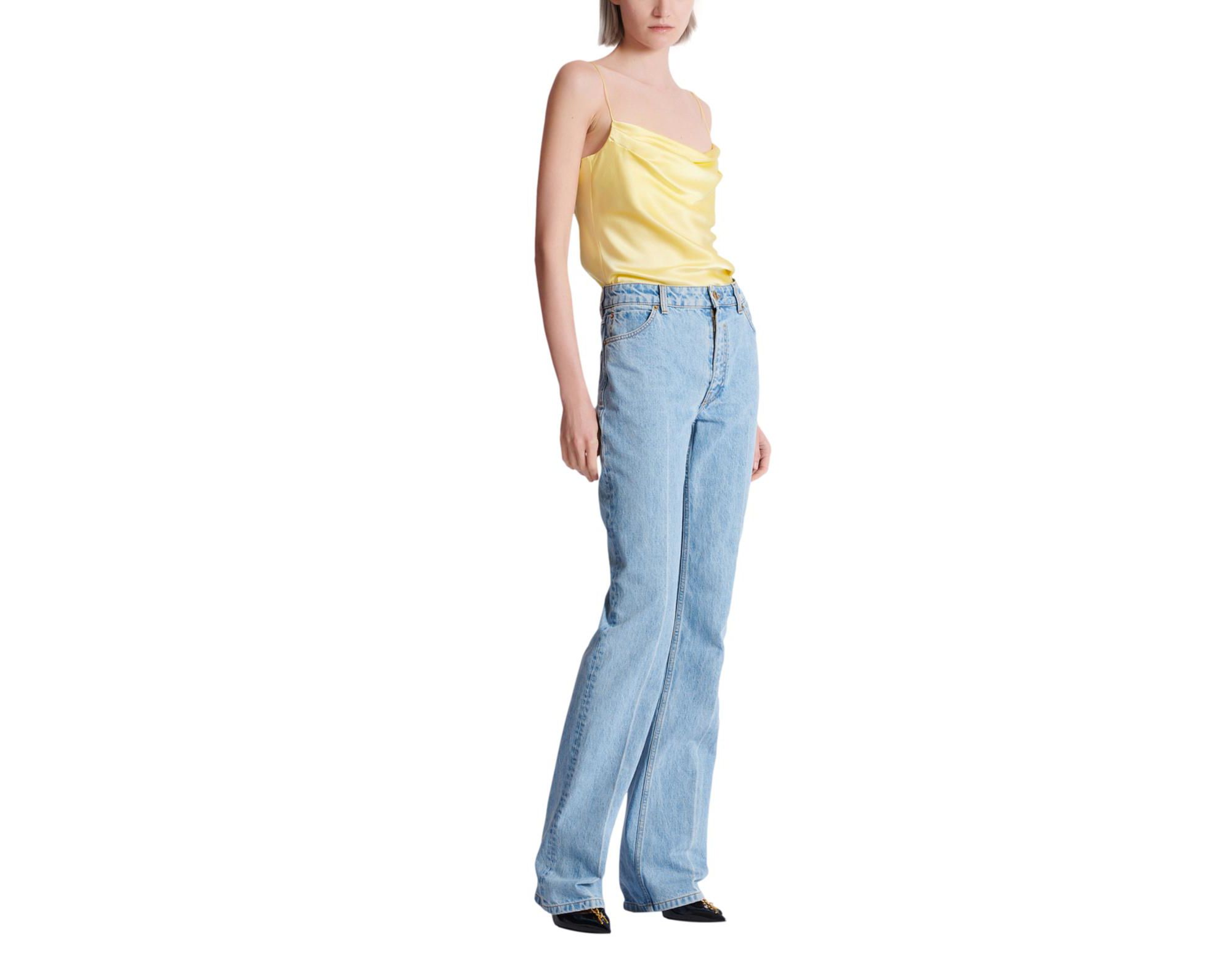 Denim High-Waisted Jeans in — Image 6
