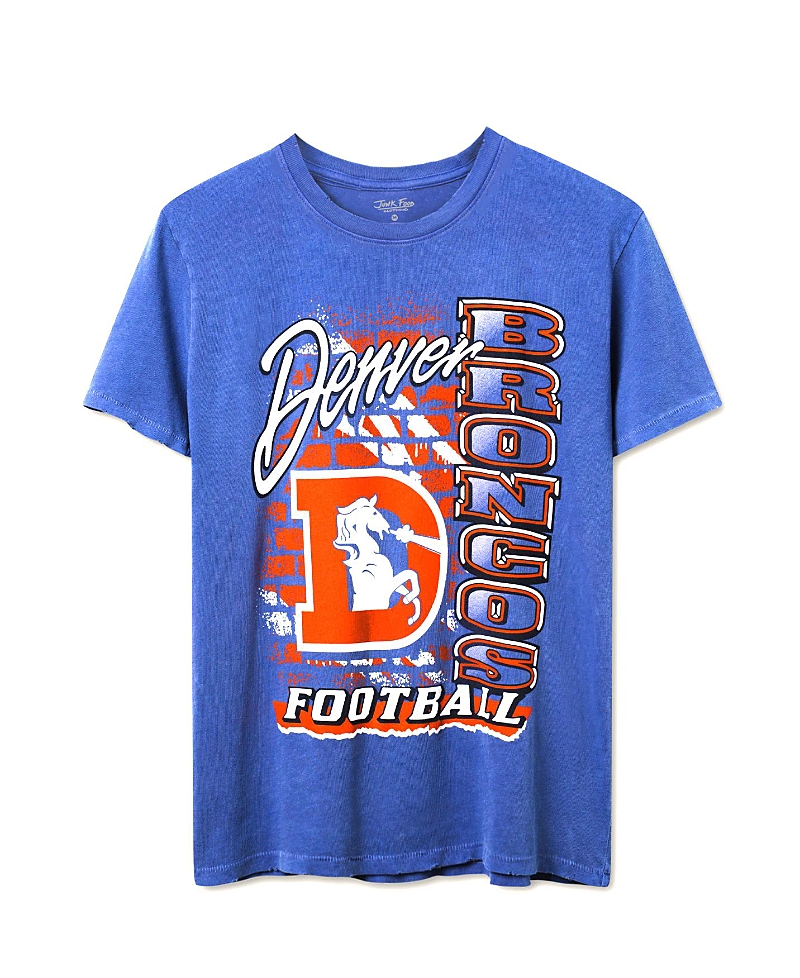 Junk Food Clothing Women's Nfl Denver Broncos Brick Vintage Tee
