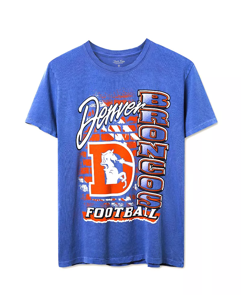 Junk Food Clothing Women's Nfl Denver Broncos Brick Vintage Tee