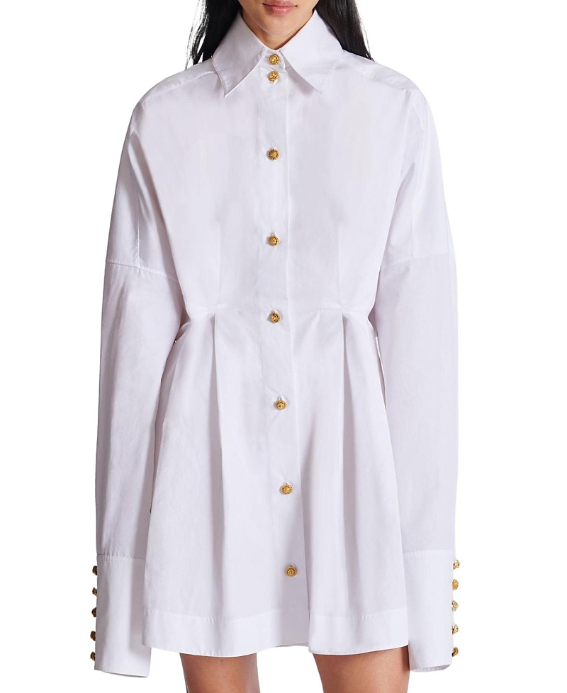 Balmain Poplin Shirt Dress