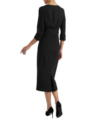 Trinity Midi Viscose Blend Sheath Dress