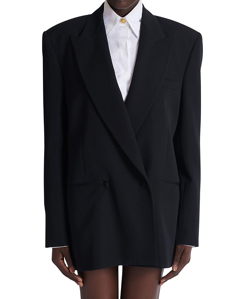 Balmain Oversized Grain De Poudre Jacket