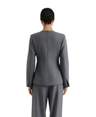 Athina Tailored Long Sleeve Blouse