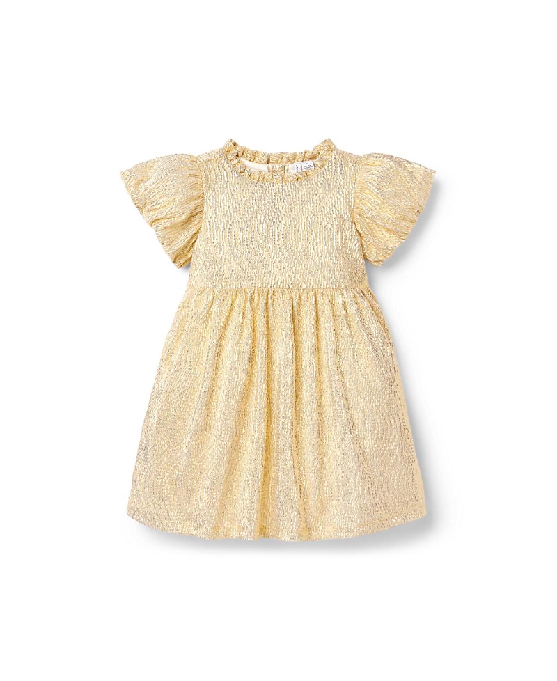 Janie and Jack Girls' The Golden Moment Dress - Baby, Little Kid, Big Kid