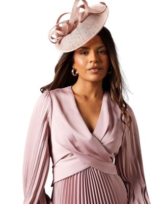 Petite Pleat Skirt Midi Dress