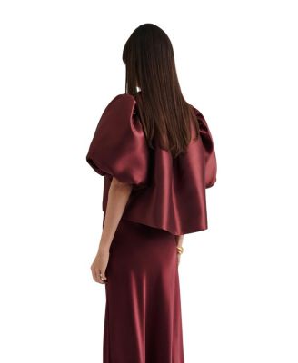 Cleo Pouf Balloon Sleeve Blouse