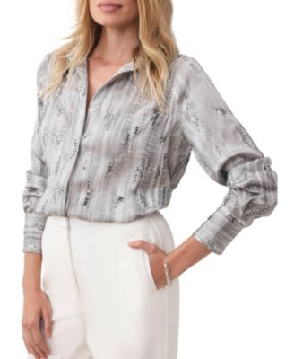  Women's Sequin Embellished Shirt