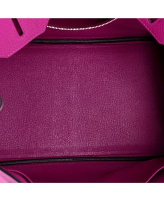 Birkin 30 Handbag Pink Togo with Palladium Hardware