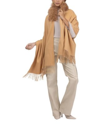  Select Cashmere Stole with Select Lamb Collar