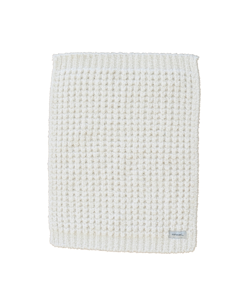 Saranoni Unisex Waffle Knit Mini Blanket - Baby