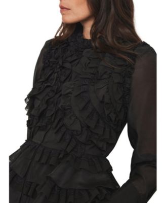 Women's Ruffle Detail Blouse
