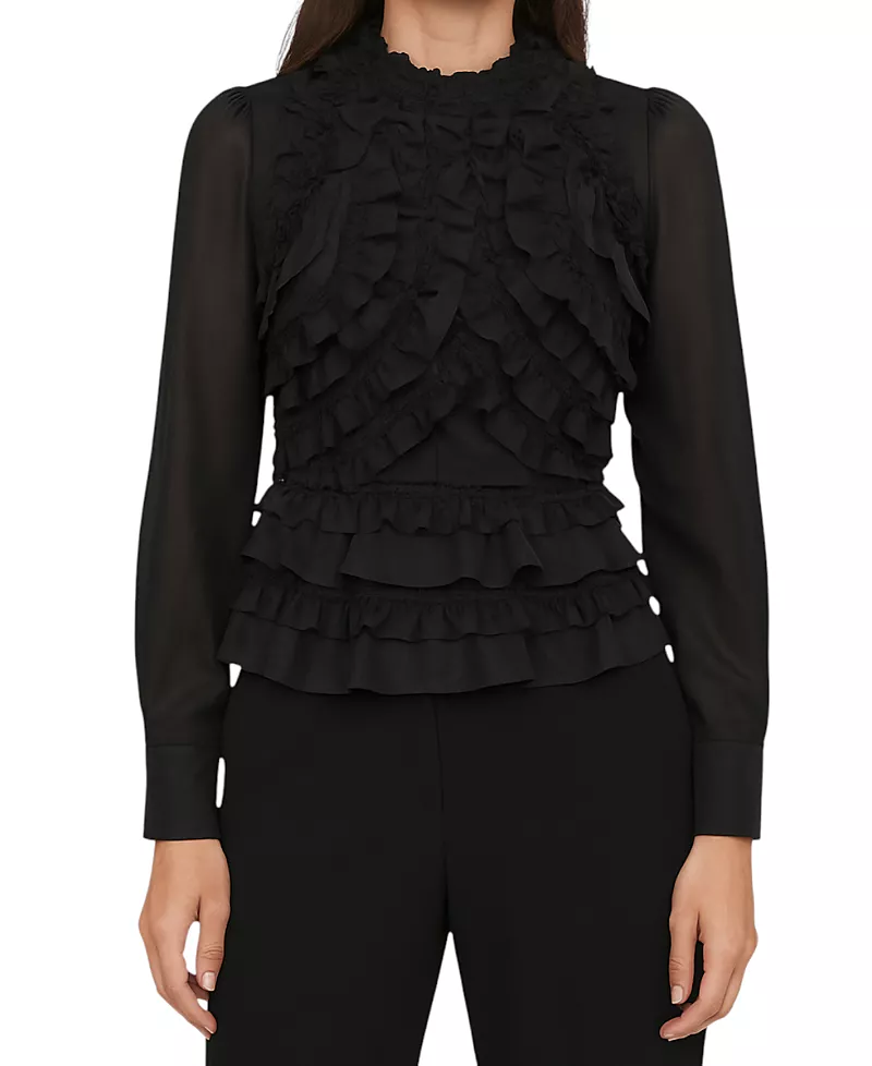 Mint Velvet Women's Ruffle Detail Blouse