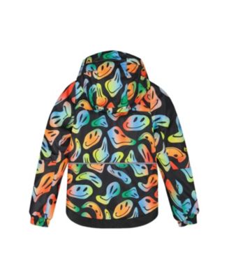 Boys' Two-Piece Play Snowsuit with Allover Smiley Print Jacket - Little Kid