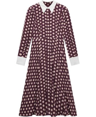 Women's Geo Print Midi Dress