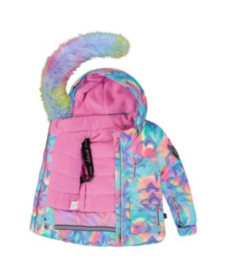 Girls' Two-Piece Play Heart Snowsuit - Big Kid