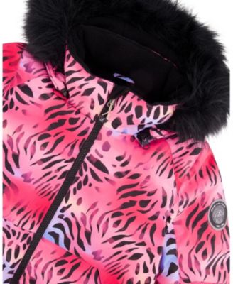  Girls' Two-Piece Play Snowsuit with Jacket and Solid Pant - Little Kid