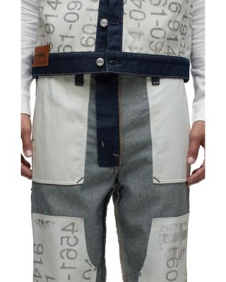 Wide Leg Columbus Number Graphic Jeans