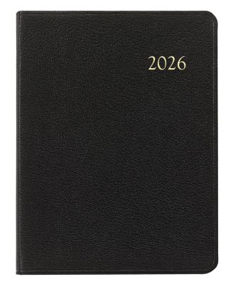  2026 Goatskin Leather Desk Diary