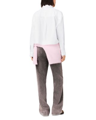 Crochet Collar Shirt