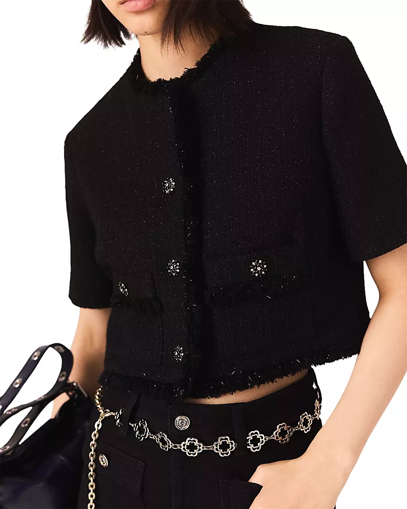 Maje Veimssa Tweed Jacket