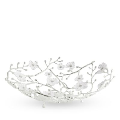 Silver Orchid Basket