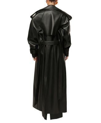  The Icon PU Leather Coat