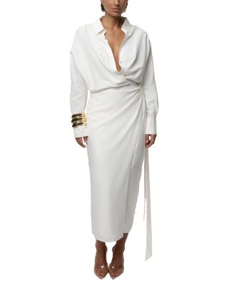  Skyline Wrap Midi Dress