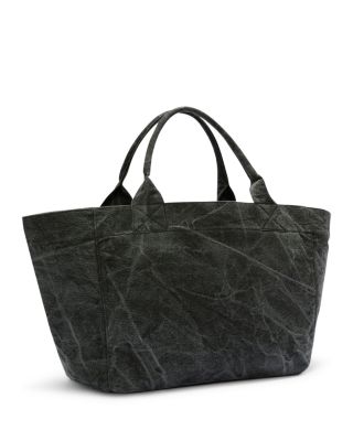 Medium Daisy Duck Bleached Canvas Tote