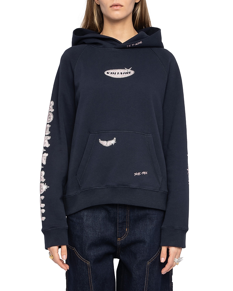 Zadig & Voltaire Georgy Rhinestone Hoodie